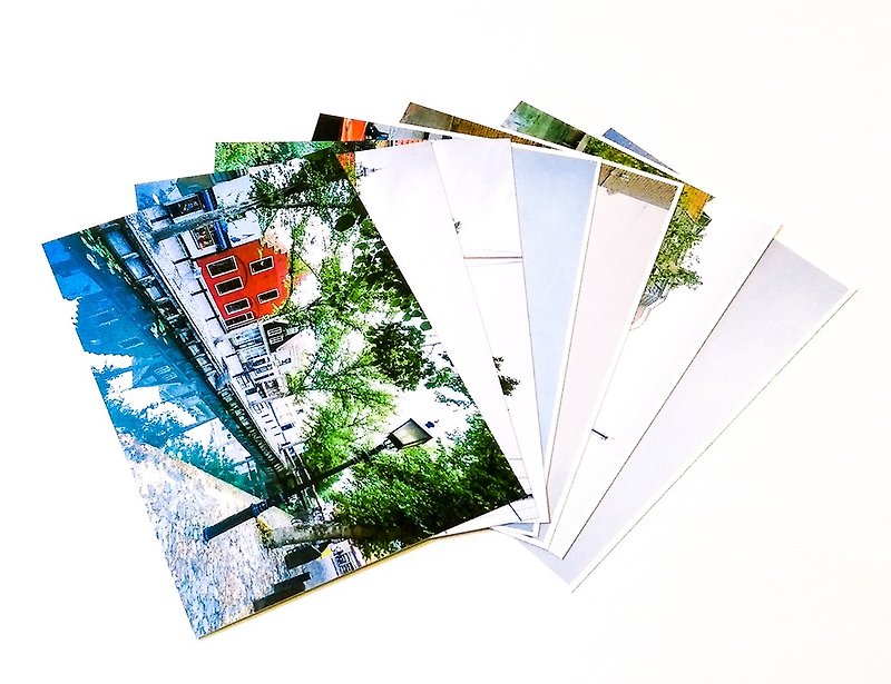 摄影明信片组(7枚) | 荷兰的夏天 - 卡片/明信片 - 纸 多色