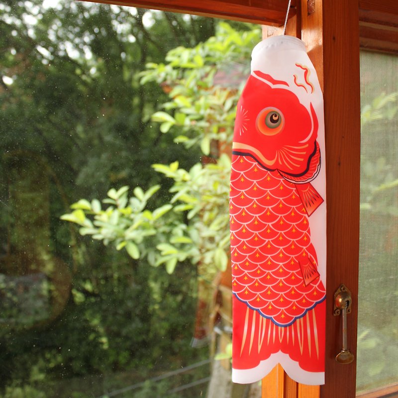 日式鲤鱼旗30CM (糸工) - 摆饰 - 聚酯纤维 红色