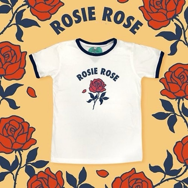 Rosie Rose T-shirt - 女装 T 恤 - 其他材质 白色
