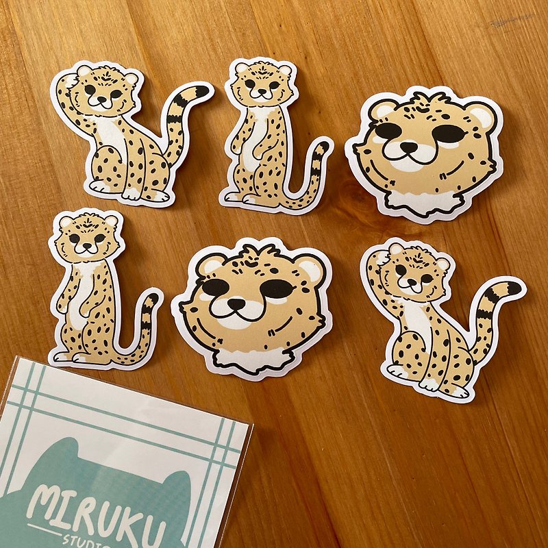Stickers Cheetah Set - 贴纸 - 塑料 