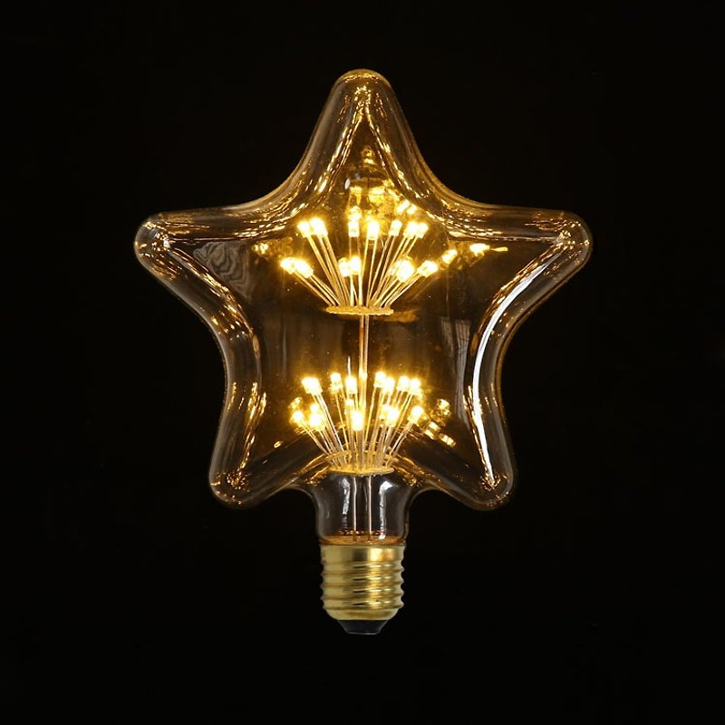 LED·花火灯泡·星星灯泡│Good Form·好造形 - 陶艺 - 玻璃 黄色