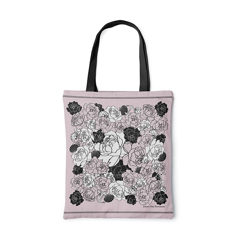 Classy and Fabulous 拉链布艺袋 (原创设计,高密肌理布,防变色) - 手提包/手提袋 - 聚酯纤维 粉红色