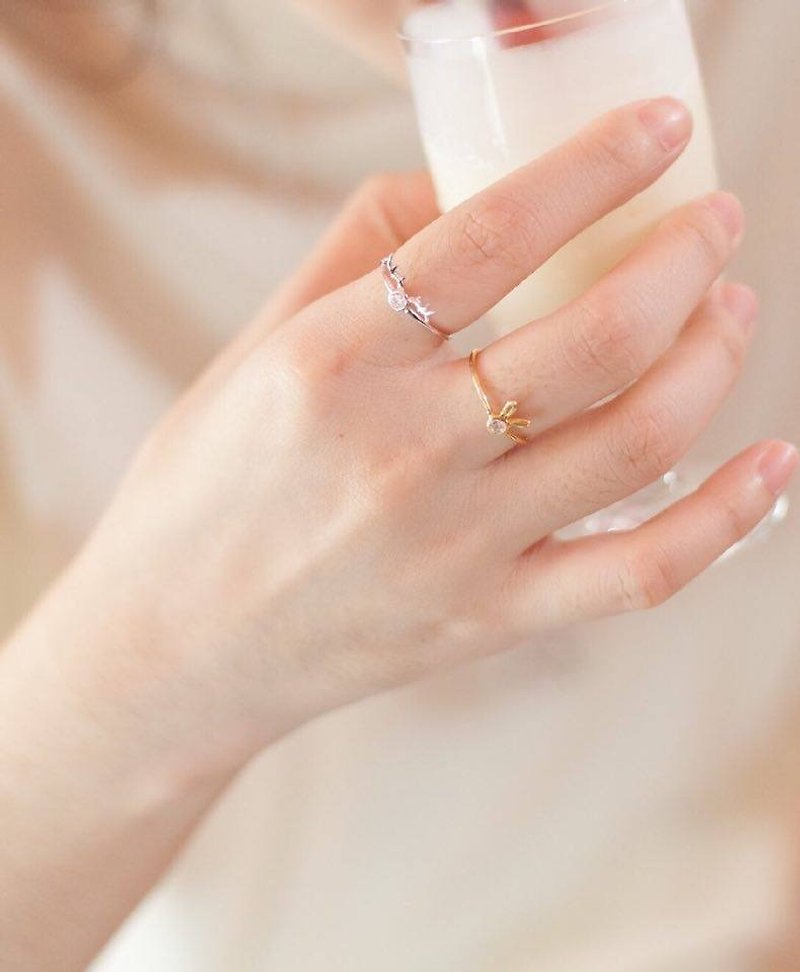 Ani Ring - 戒指 - 其他金属 粉红色