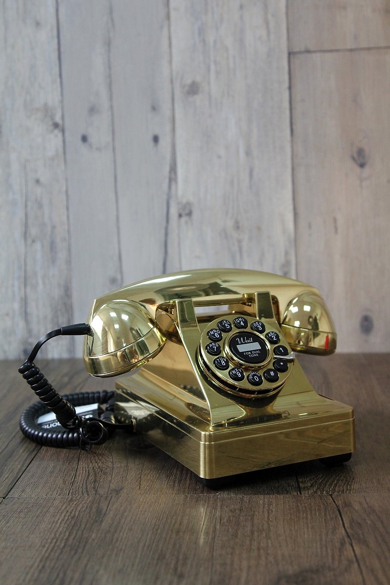 英国进口302经典复古造型桌上型电话/工业风 (酷炫金)-瑕疵特卖 - 其他 - 塑料 金色