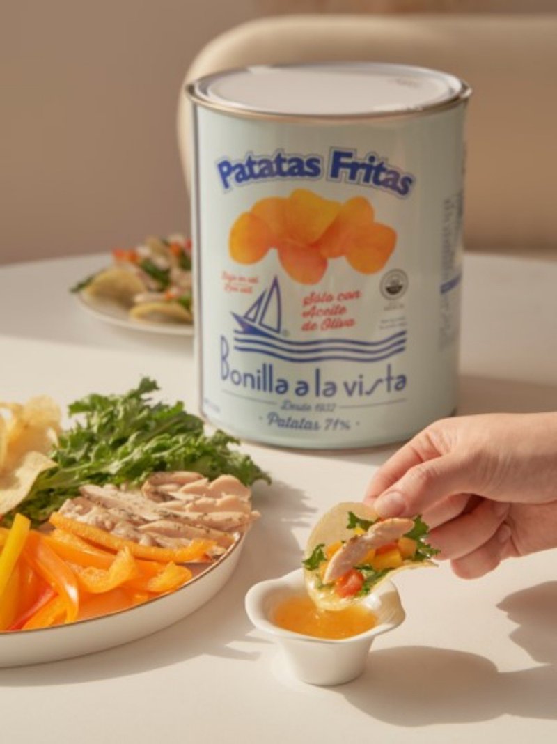 BONILLA 西班牙油漆桶马铃薯片 蓝桶 275g - 零食/点心 - 新鲜食材 