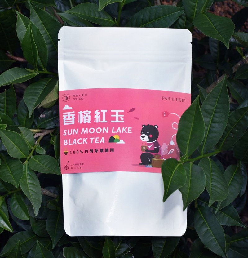 【百二岁】动物系列生活分享包 - 黑熊茶时光 / 香槟红玉20入 - 茶 - 新鲜食材 红色