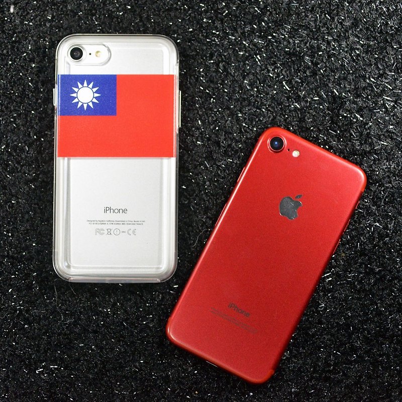 Taiwan R.O.C iPhone X iPhone 8 Plus U11 V20 R9s S7edge S8 J3 XZs XA1 Note5 htc10 Ms. Young双料手机壳 - 手机壳/手机套 - 塑料 红色