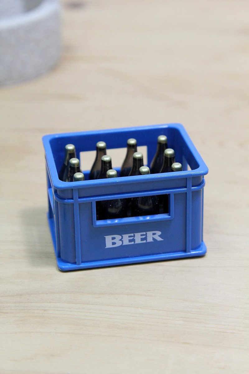 英国Temerity Jones趣味啤酒箱造型冰箱吸铁/开罐合一磁铁(蓝色) - 冰箱贴/磁贴 - 塑料 蓝色