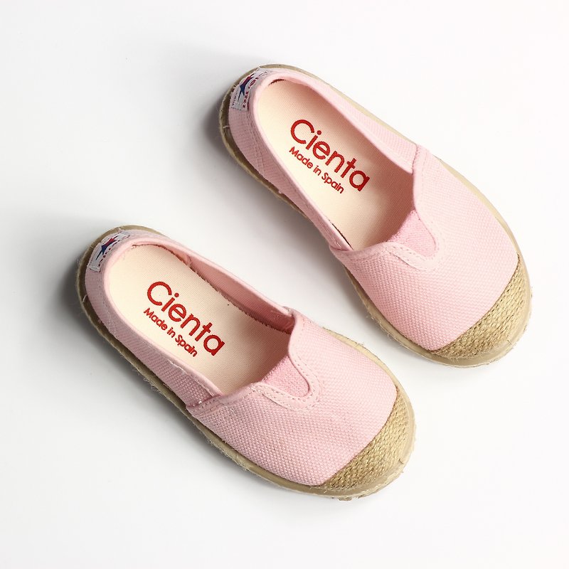 西班牙国民帆布鞋 CIENTA 44020 03粉红色 幼童、小童尺寸 - 童装鞋 - 棉．麻 粉红色