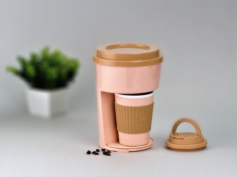 简约单杯自动滴滤式咖啡机-粉色 CM111-BLUSH - 其他 - 塑料 粉红色