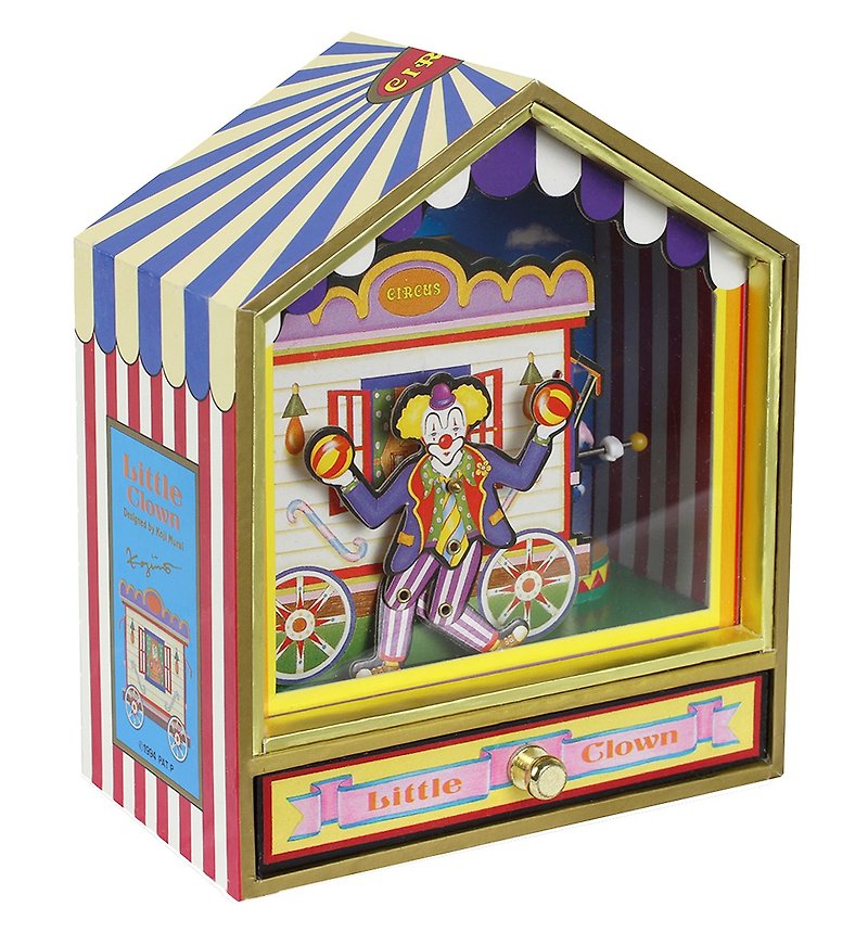 Trousselier - 灰兔+Pierrots跳舞音乐盒 - 玩具/玩偶 - 其他材质 