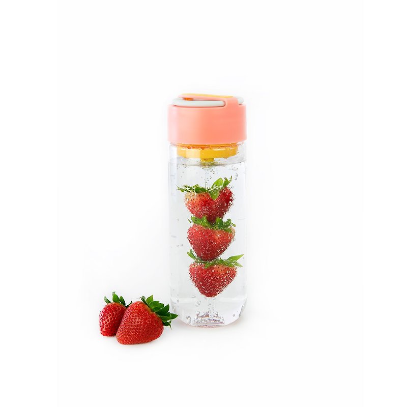 mugthing 鲜果串-健康鲜饮瓶 - 水壶/水瓶 - 塑料 粉红色