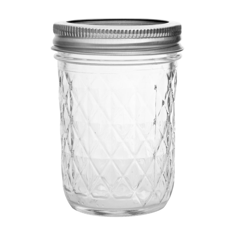Ball Mason Jar梅森罐_8oz菱格窄口罐 - 咖啡杯/马克杯 - 玻璃 透明
