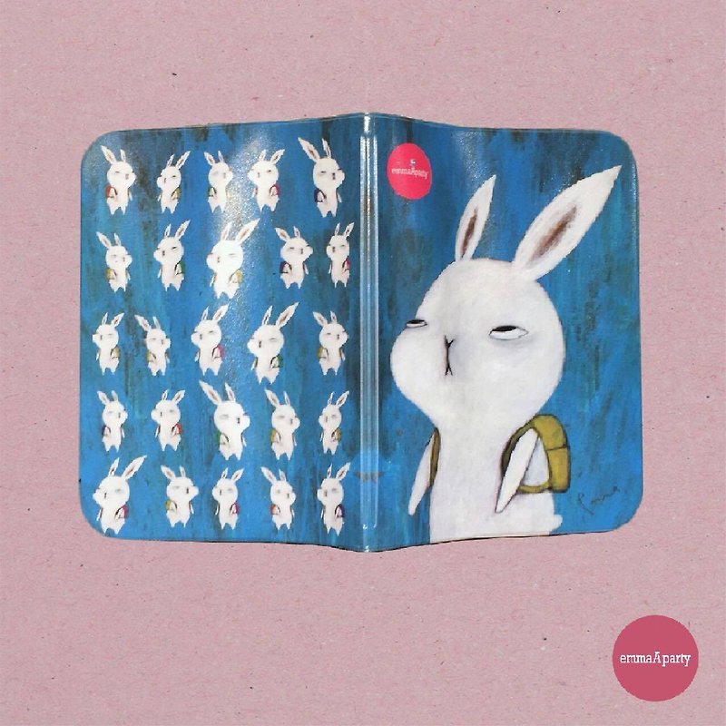 emmaAparty插画护照夹:不想上班的兔子 - 护照夹/护照套 - 塑料 