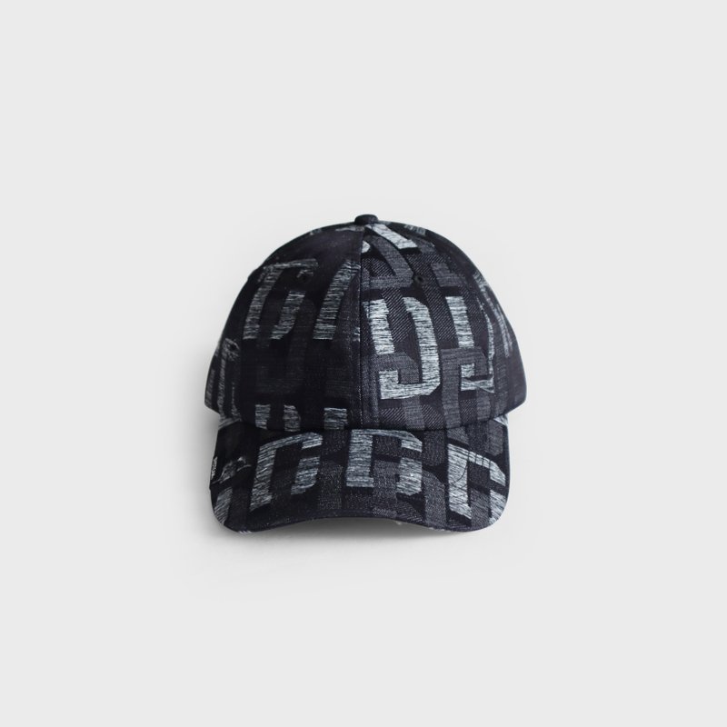 DYCTEAM - Denim Jacquard Cap (小D缇花) - 帽子 - 其他材质 蓝色