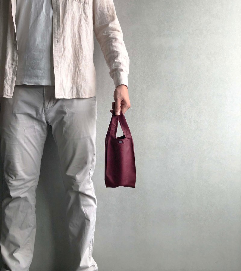 U1 一号环保购物袋 / 勃艮第酒红 - 手提包/手提袋 - 聚酯纤维 红色