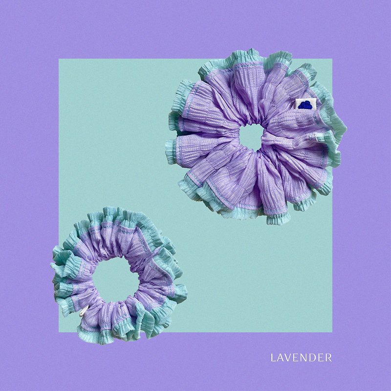 Lavender - Cupcake Scrunchies - 发饰 - 其他材质 紫色