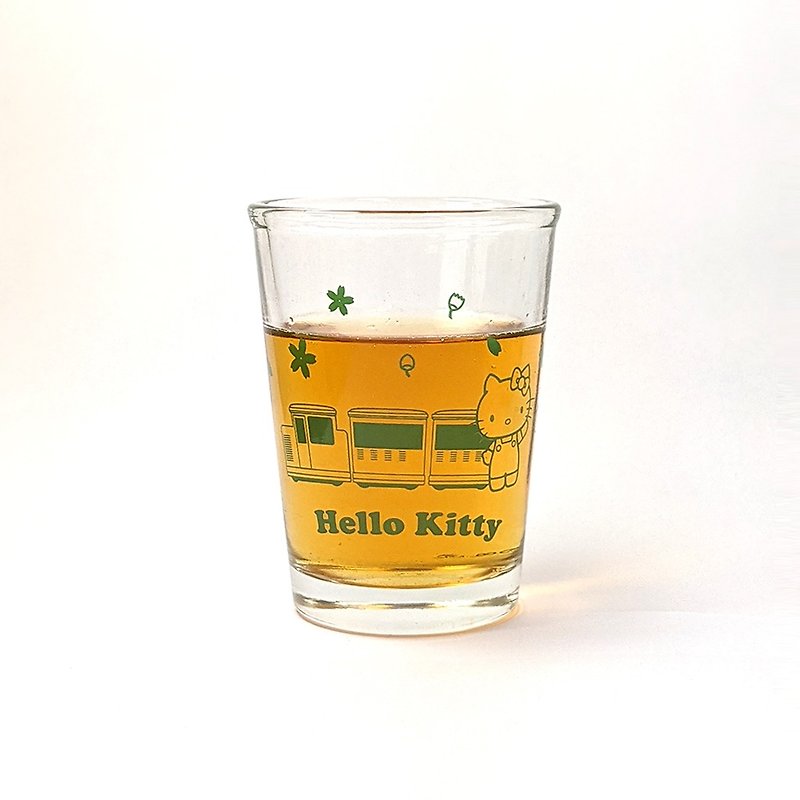 【漫游台湾 X 三丽鸥】Kitty啤酒杯-阿里山限定+贴纸-平溪放天灯 - 杯子 - 玻璃 