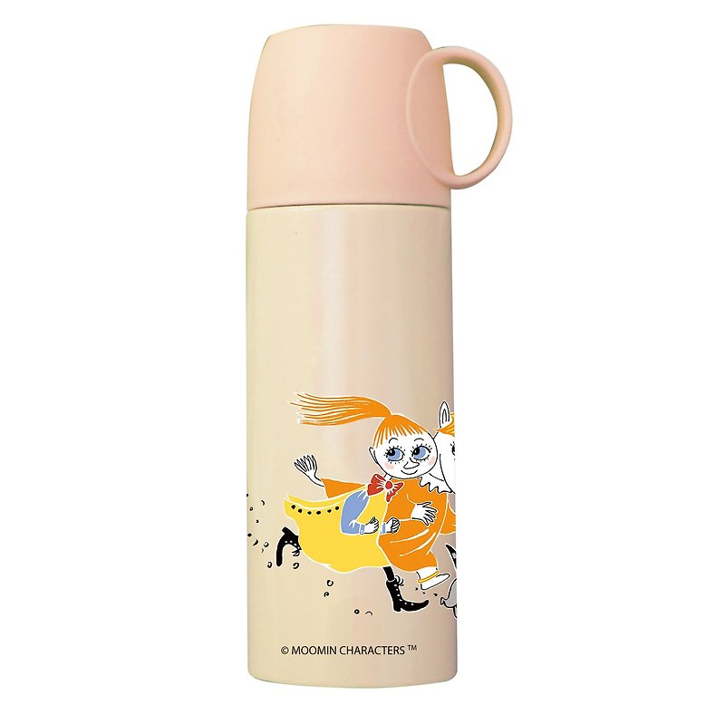Moomin噜噜米授权-马卡龙粉彩杯盖保温瓶(橘) - 其他 - 其他金属 橘色