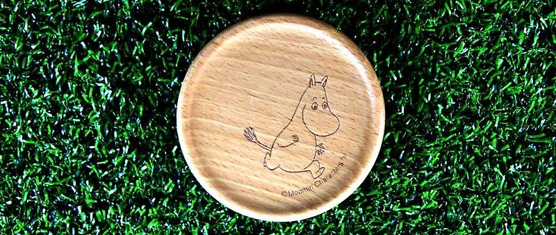 MOOMIN噜噜米-天然木系列杯垫盖(噜噜米) - 杯垫 - 木头 