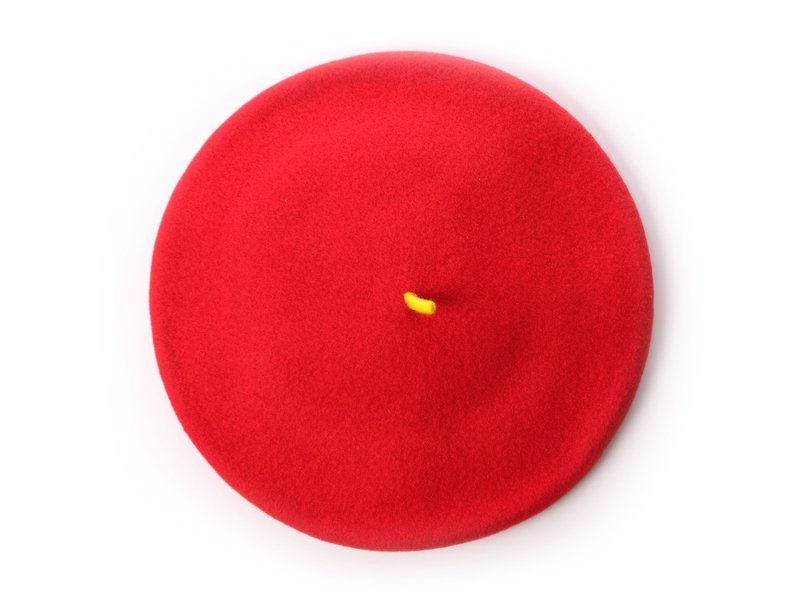 西班牙ELOSEGUI_女DAME贝雷帽EL_DAME1904443 (法兰红+) - 帽子 - 羊毛 红色