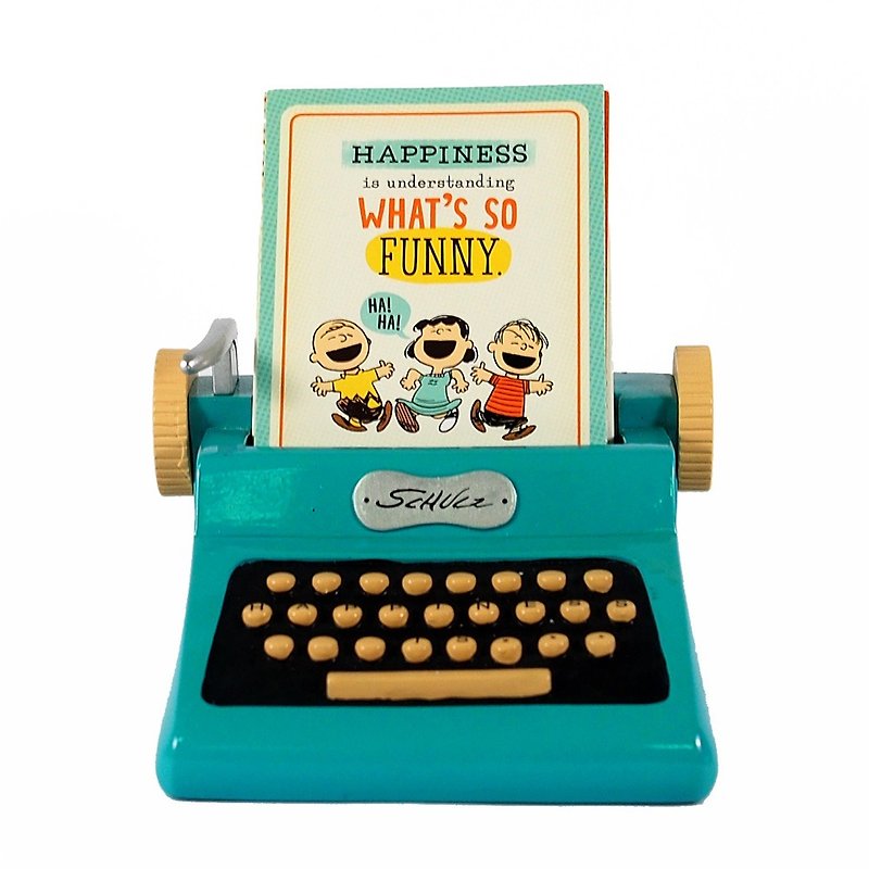 Snoopy雕塑摆饰-心情打字机【Hallmark-Peanuts史努比 摆饰】 - 摆饰 - 其他材质 绿色