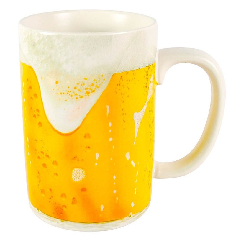 大杯啤酒马克杯250ml【Hallmark-礼品 父亲节系列】 - 咖啡杯/马克杯 - 陶 黄色