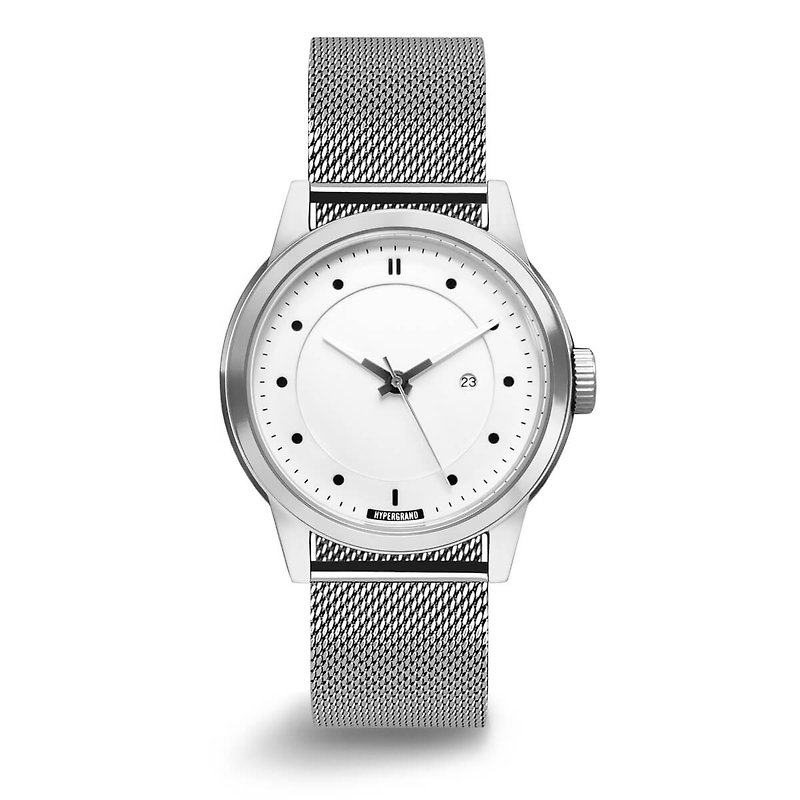 HYPERGRAND - Maverick 冷钢系列 - 银白表盘米兰带 手表 - 女表 - 其他材质 银色