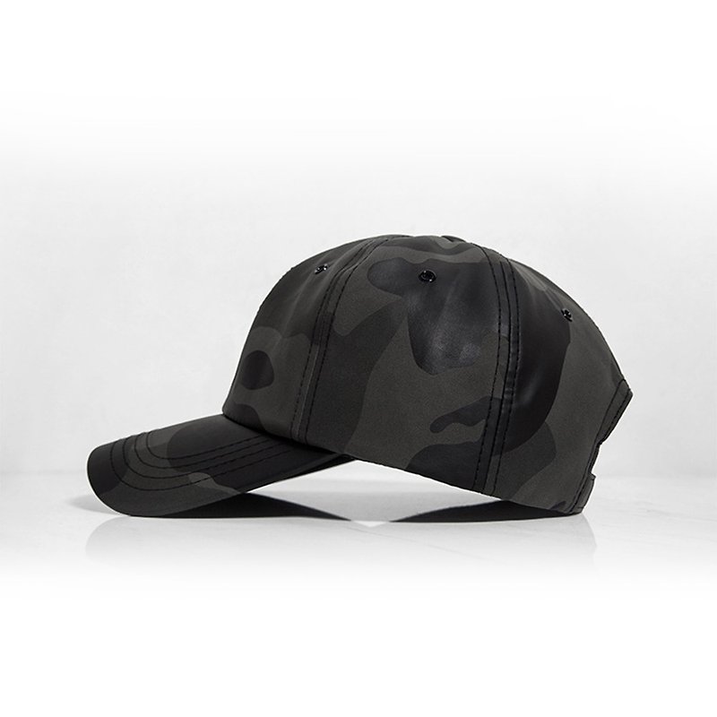 迷彩棒球帽 - 帽子 - 聚酯纤维 黑色