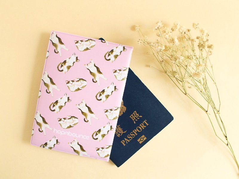 猫咪 小猫 护照夹 护照套 - 护照夹/护照套 - 塑料 粉红色
