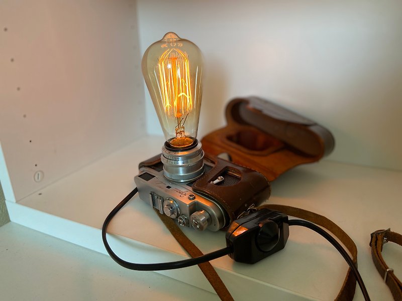 老式相机爱迪生灯 - 灯具/灯饰 - 铝合金 银色