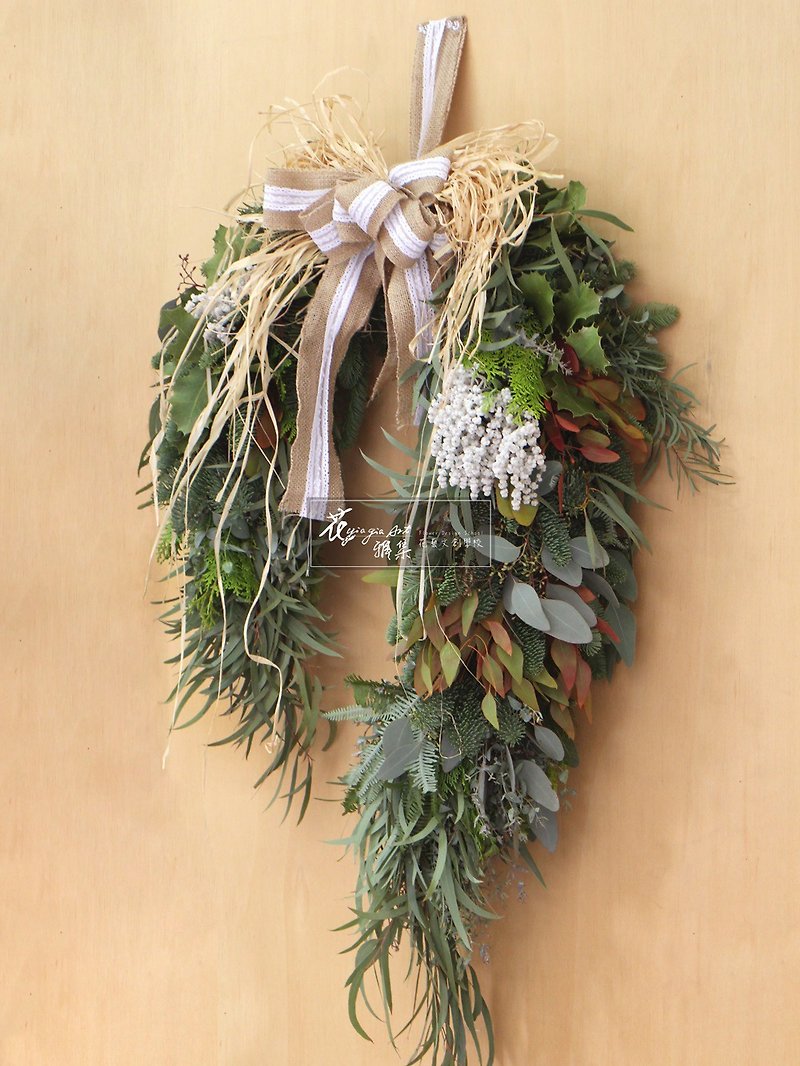 马蹄形诺贝松圣诞挂饰 - 植栽/盆栽 - 植物．花 绿色