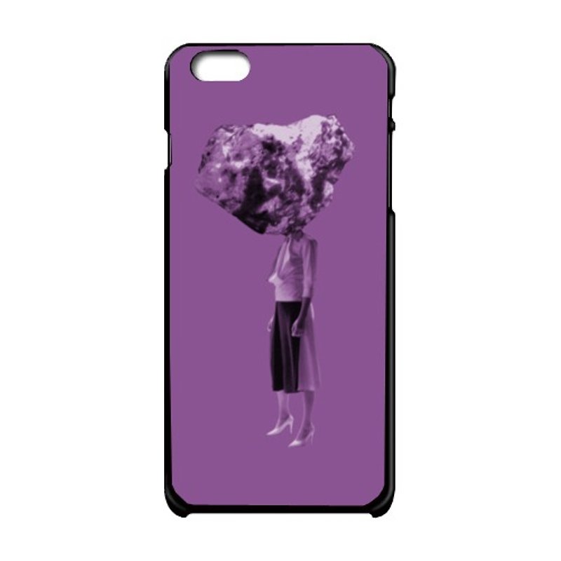 Rock Head iPhone case - 手机壳/手机套 - 塑料 黑色