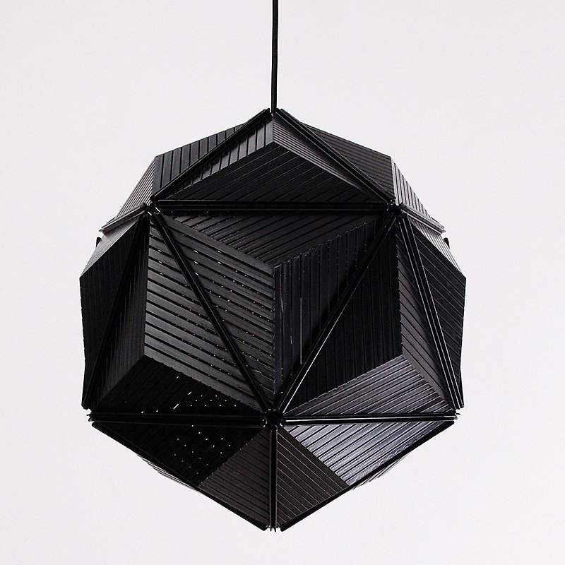 QUALY 三角几何-灯罩(黑) - 灯具/灯饰 - 塑料 黑色