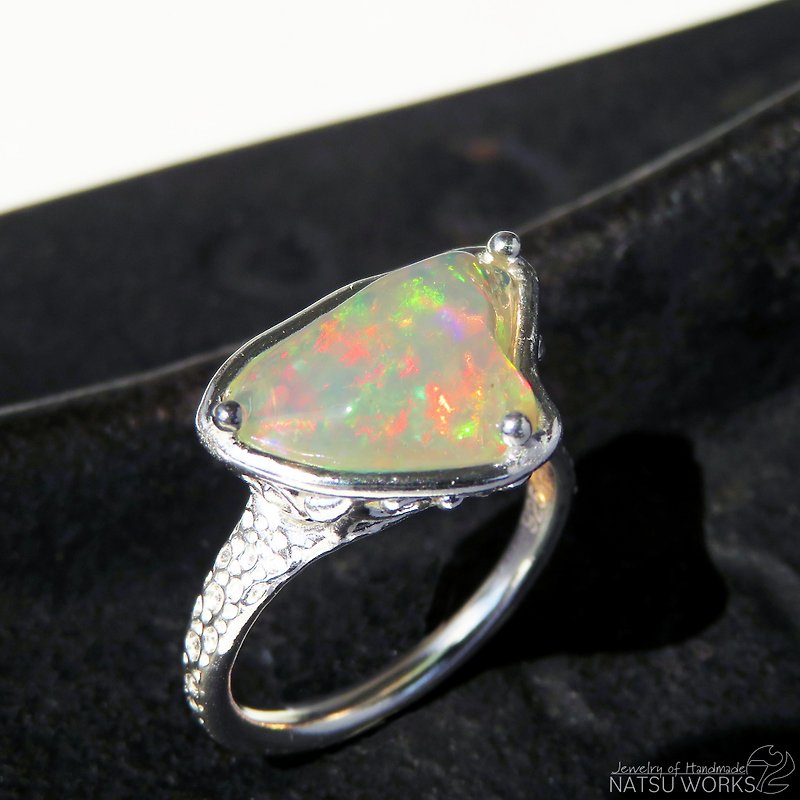エチオピア オパール リング / Ethiopia Opal Ring lll - 戒指 - 宝石 多色