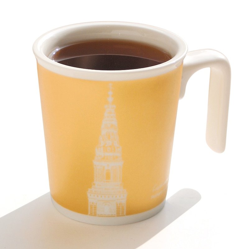 哥本哈根亲亲马克杯  -P+L限定杯无盖(台湾制可微波烤箱SGS检验) - 咖啡杯/马克杯 - 瓷 金色