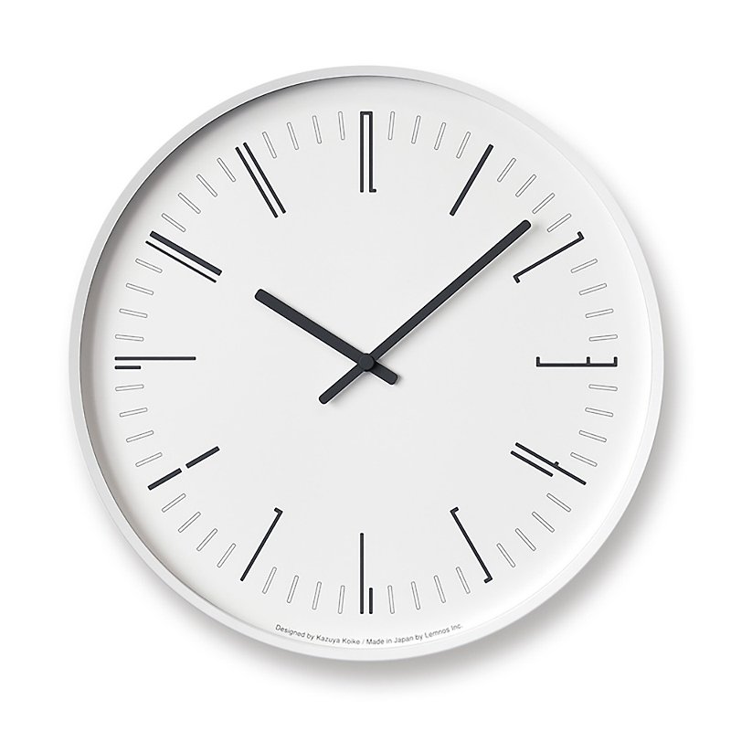 Lemnos Draw 时钟 - 白 - 时钟/闹钟 - 塑料 白色