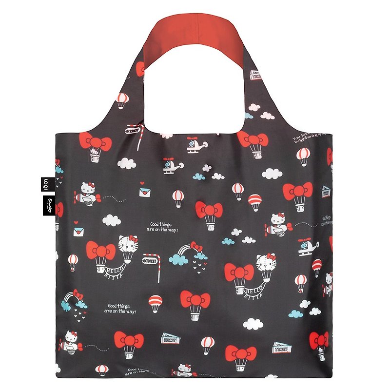 LOQI 购物袋-三丽鸥授权 (Hello Kitty 热气球 KT13) - 侧背包/斜挎包 - 聚酯纤维 多色