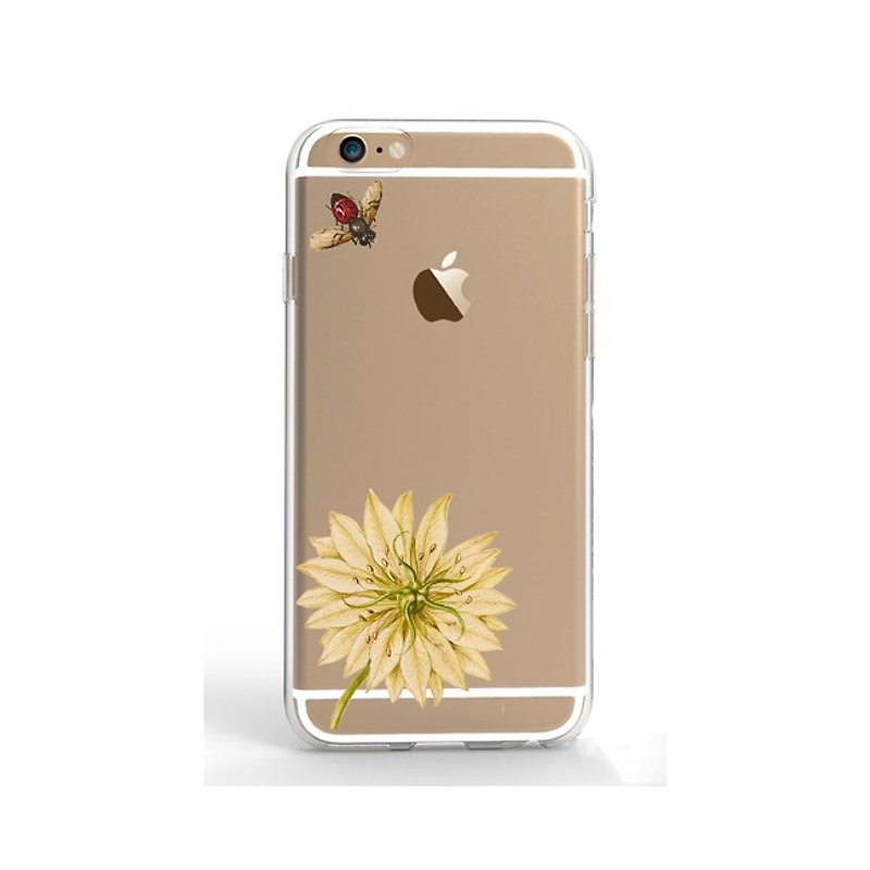 Clear iPhone case Samsung Galaxy case floral 1305 - 手机壳/手机套 - 塑料 