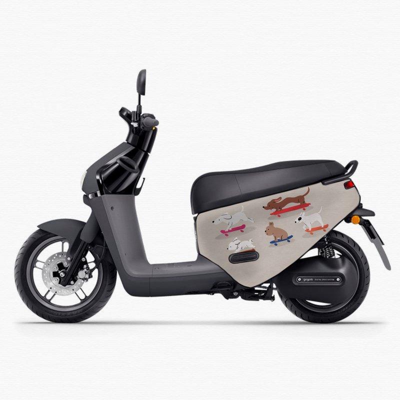 Gogoro 防刮车套 Ai1 Ai3 UR2 狗儿  可改背景底色 - 其他 - 聚酯纤维 