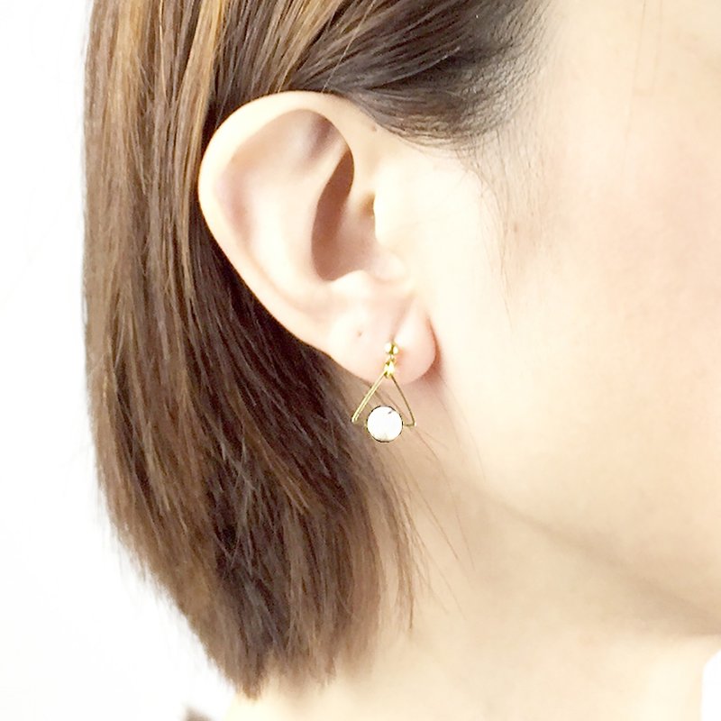 小巧系耳环#4 - 耳环/耳夹 - 其他金属 金色