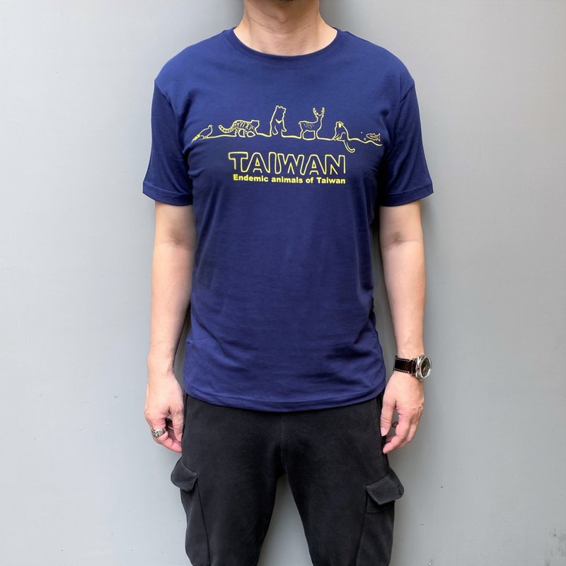 MILU台湾故事T-Shirt / 串连台湾短袖T恤 / 纯棉台湾制 Taiwan - 男装上衣/T 恤 - 棉．麻 