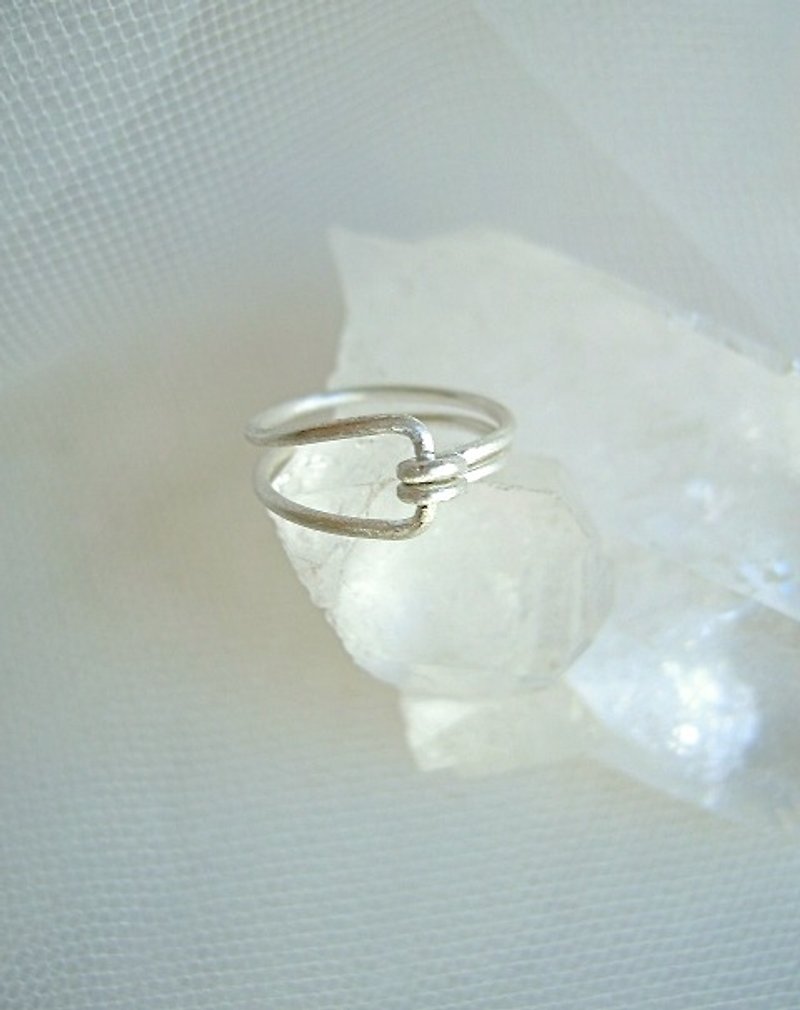 銀の約束のリング - 戒指 - 银 银色