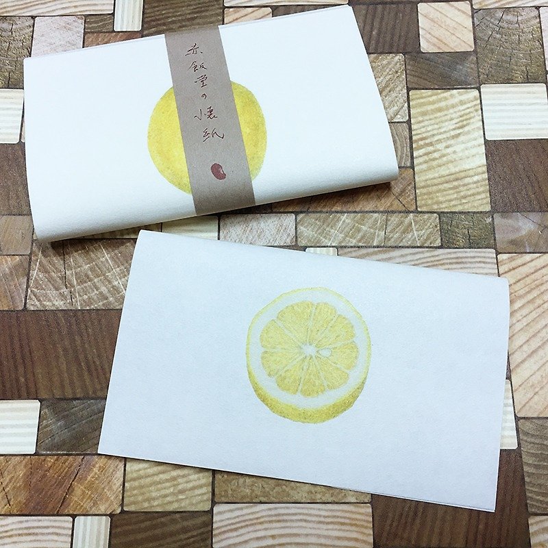 仓敷意匠 赤饭堂 怀纸 24枚入【柠檬 (29922-08)】 - 餐垫/桌巾 - 纸 白色