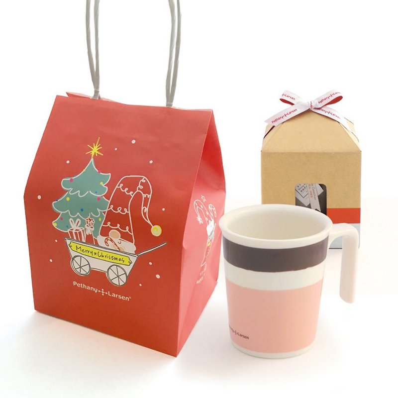 【圣诞礼盒】期间限定 亲亲马克杯福袋 - 咖啡杯/马克杯 - 瓷 白色