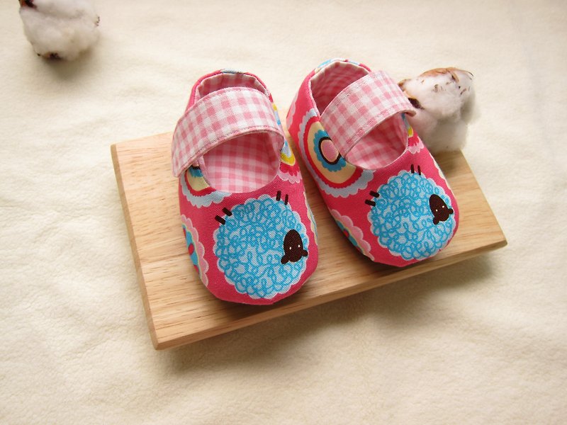 彩色棉羊弥月组-宝贝学步鞋 - 满月礼盒 - 其他材质 粉红色