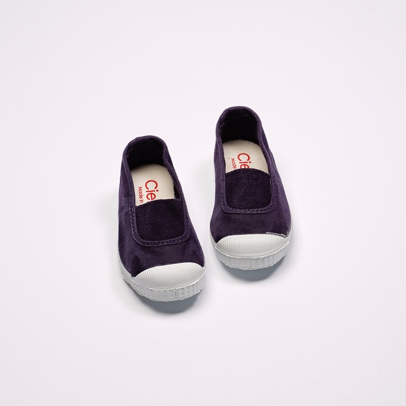 西班牙国民帆布鞋 CIENTA 75777 35 深紫色 洗旧布料 童鞋 - 童装鞋 - 棉．麻 紫色