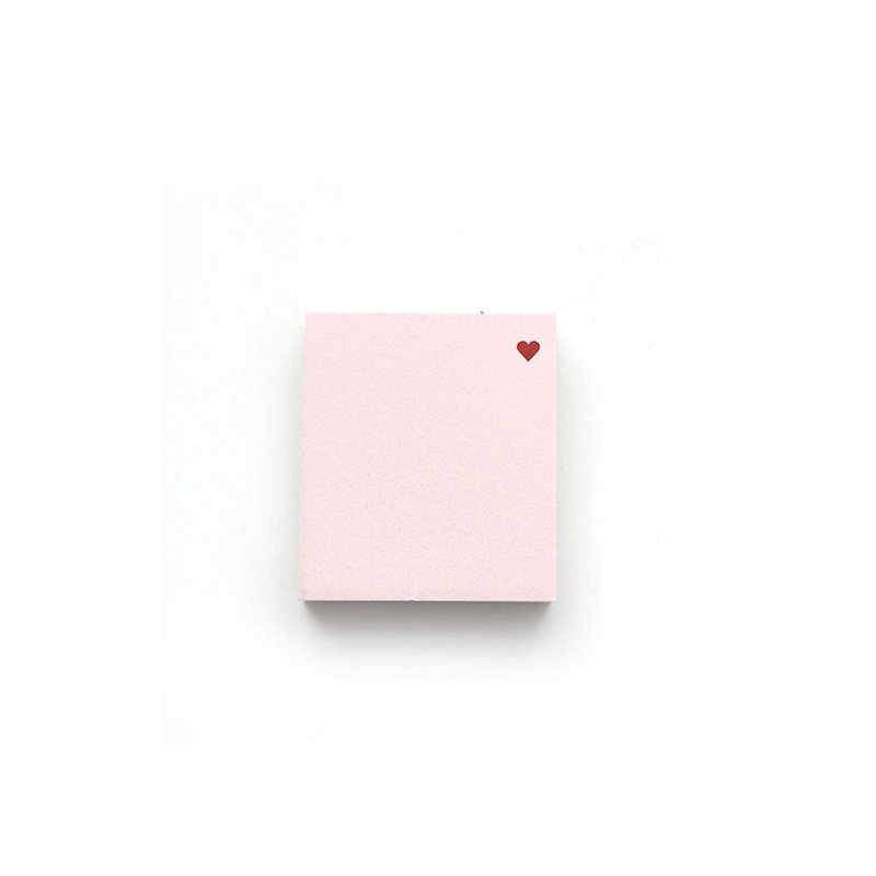 GMZ 粉彩方块酥索引式便利贴-07粉红心,GMZ07204 - 便条纸/标签贴 - 纸 粉红色