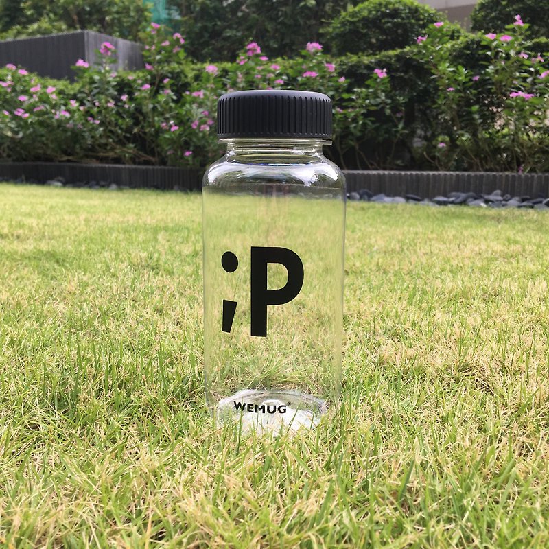 调皮 Emoji 透明水瓶 水杯 -;P表情款 - 水壶/水瓶 - 塑料 