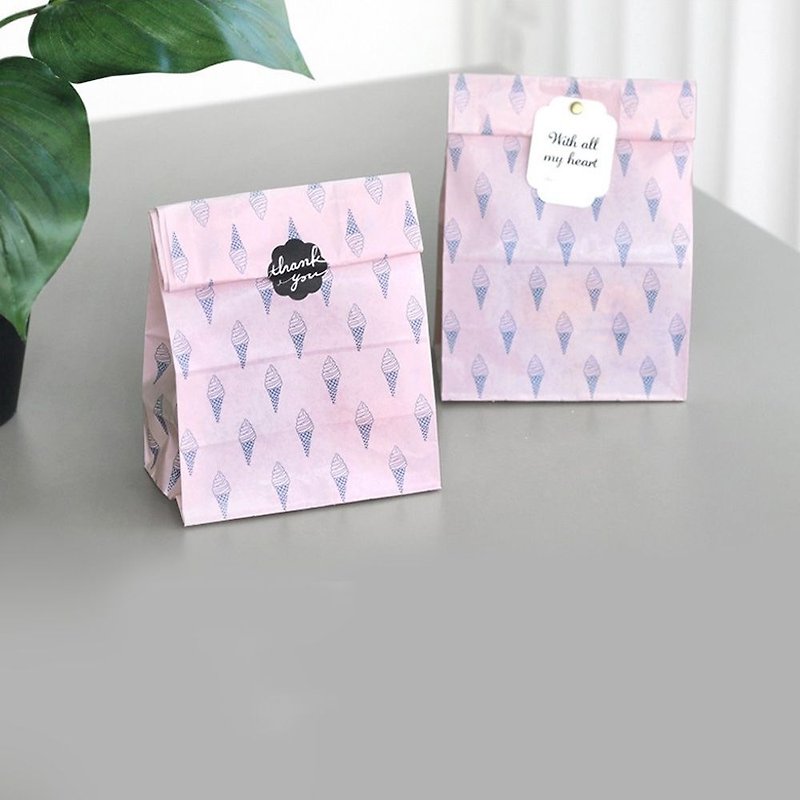 ICONIC  心属于你-礼物袋组(12入)Ver2-冰淇淋粉红梦,ICO52071 - 包装材料 - 纸 粉红色